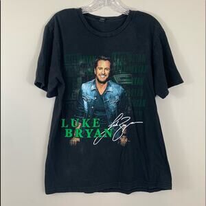 Luke Bryan Black Kick The Dust Up Band T-Shirt